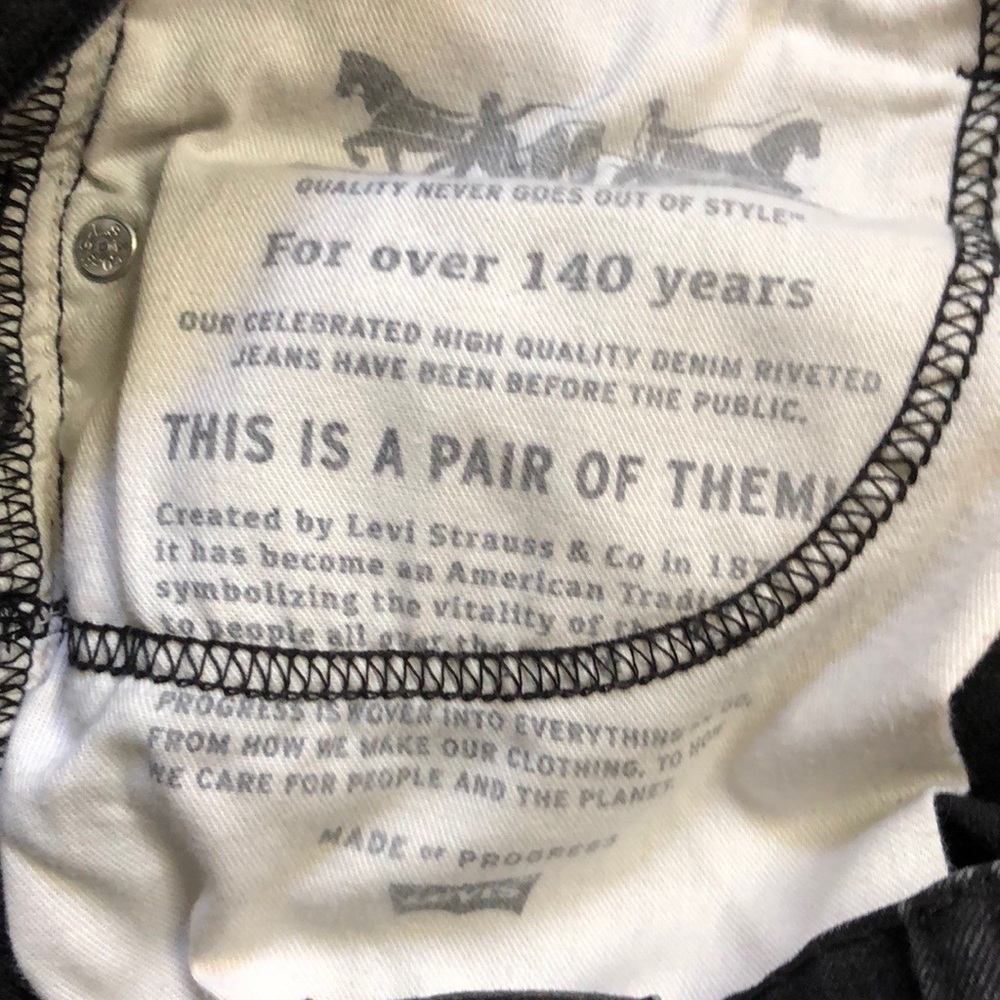 Black Levi Jeans - Picture 4 of 7